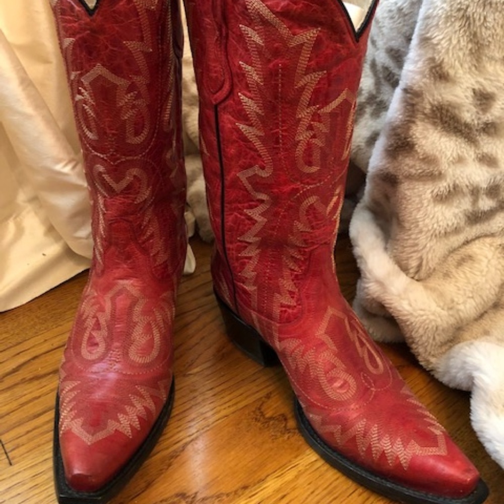 Corral Red Western Boots